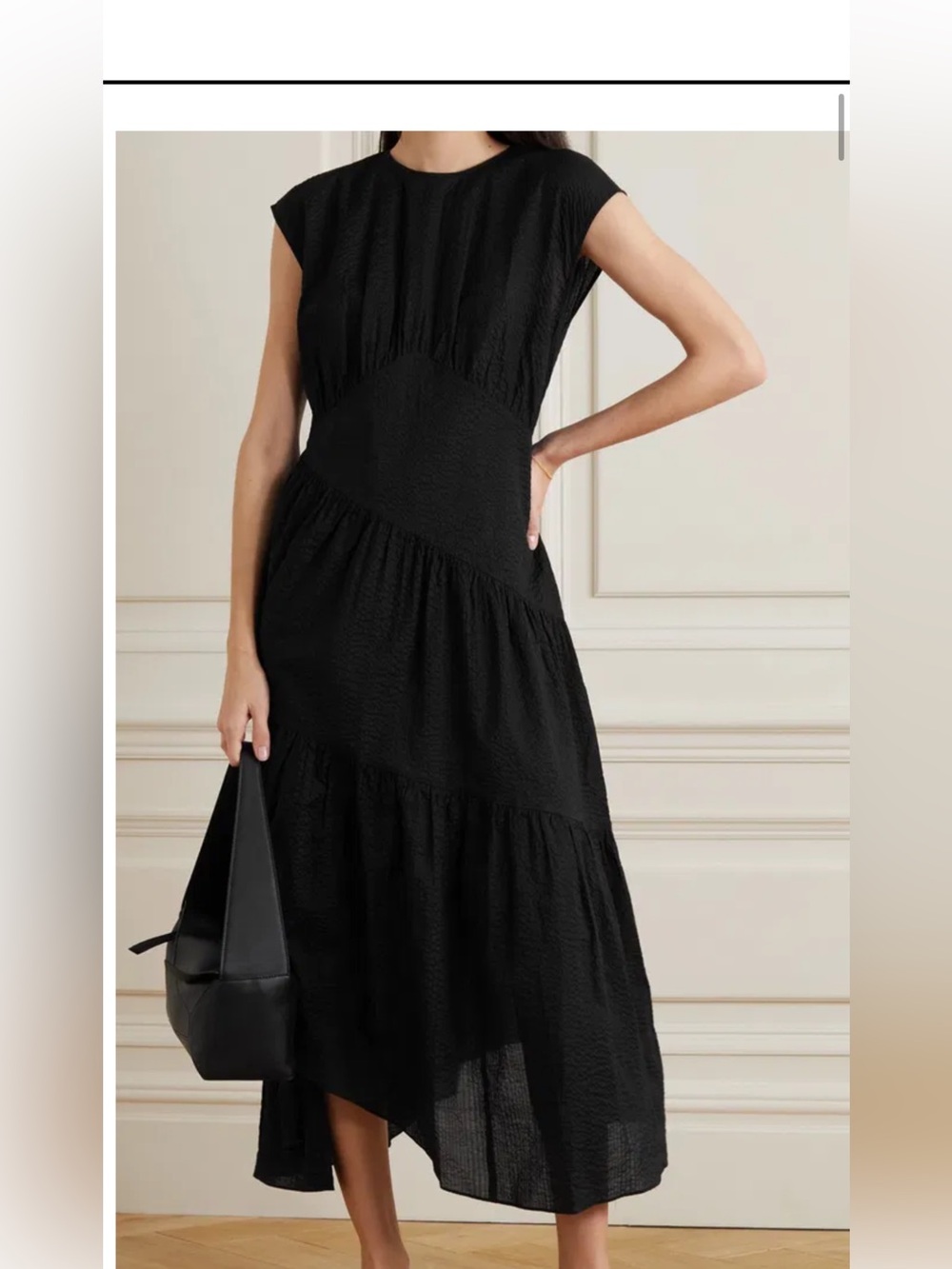 Frame asymmetrical Tiered Sleeveless Dress -  Classic Women's Dress